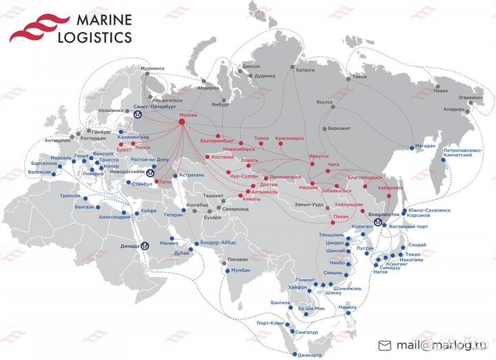 Контейнерные перевозки через порт Новороссийск