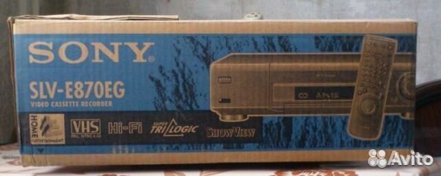 Sony slv-e870 EG Japan черный видео-рекордер