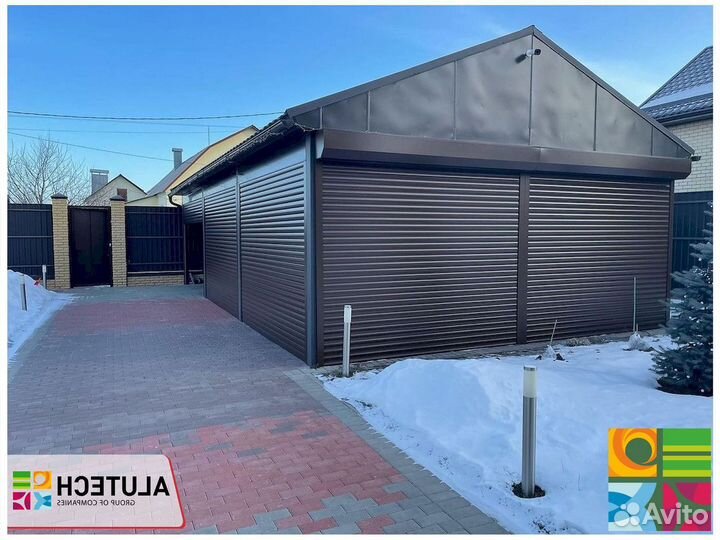 Ворота алютех роллетные