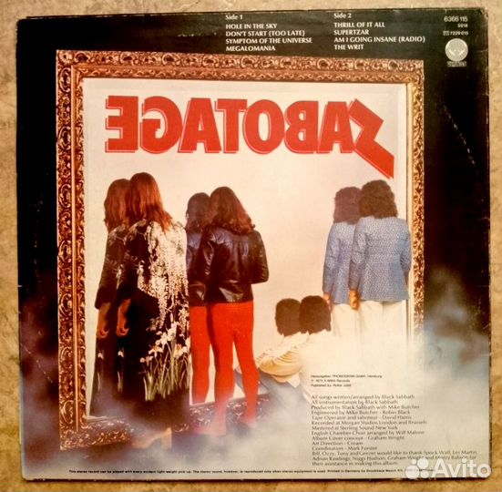 Black Sabbath - Sabotage