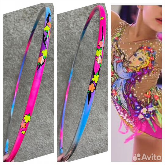 Обмотка, аэрография обручей и булав