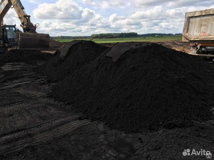 Перегной настоящий, чернозем, земля плодородная