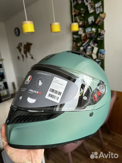 Шлем agv k3 2206 S зеленый