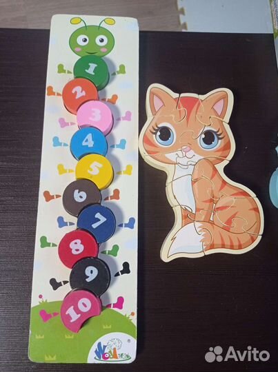 Развивающие деревянные игрушки