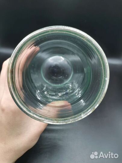 Кувшин Кринка для молока Зелёное стекло СССР