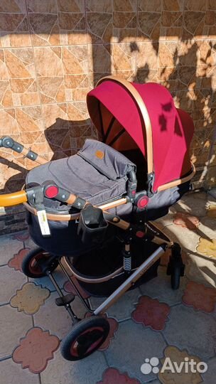 Коляска детская luxmom 530-W 3-1