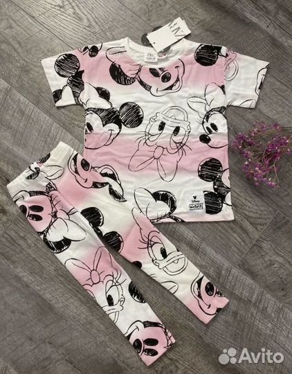 Детский костюм, юбка zara новые