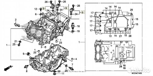 Honda Датчик 37700-MGS-D31