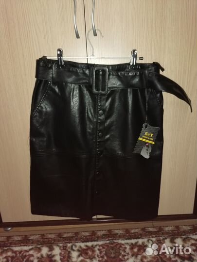 Юбка женская 44 46 размер кож зам