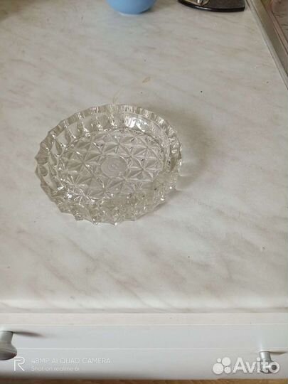 Пепельница хрусталь 70-х гг