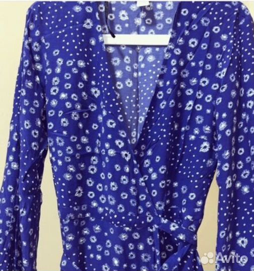 Платье с запахом макси длинное H&M(новое)