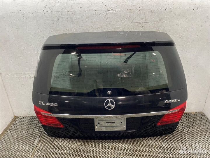 Подсветка номера Mercedes GL X166, 2013