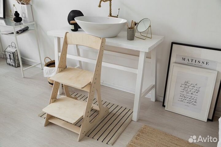Детский растущий стул из фанеры
