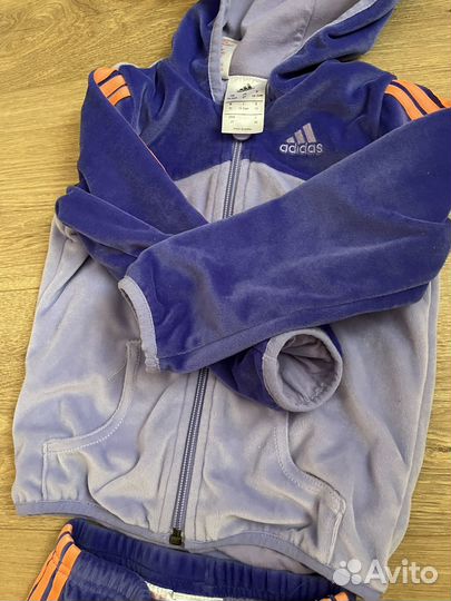 Спортивный костюм adidas велюр 18-24 мес