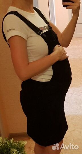 Джинсовый сарафан Mango для беременных