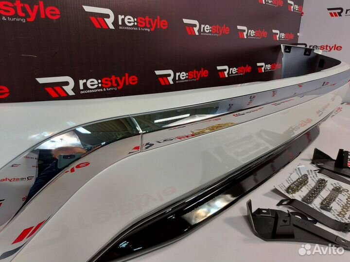 Передняя губа Toyota Land Cruiser 200 R2383