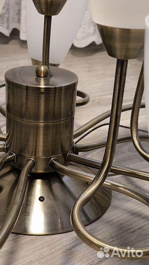 Люстра на 10 лампочек