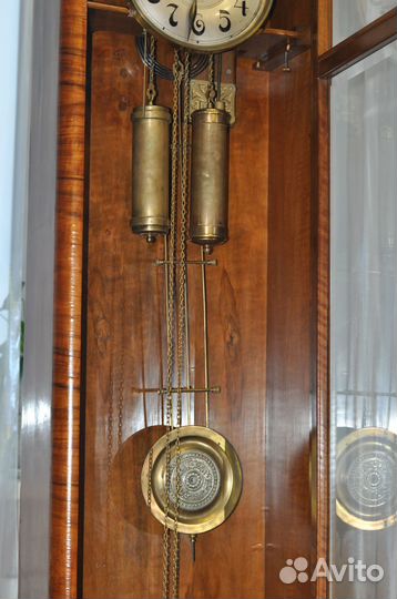 Часы напольные немецкие редкие.300 (ар деко)