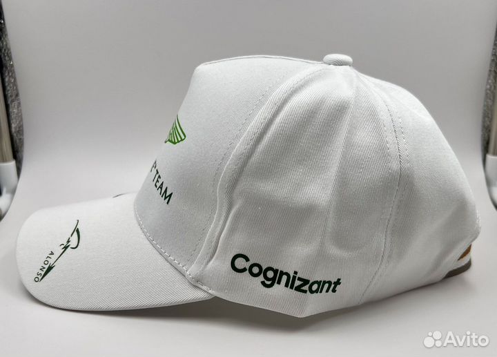 Кепка белая 2023 Aston Martin F1 Alonso