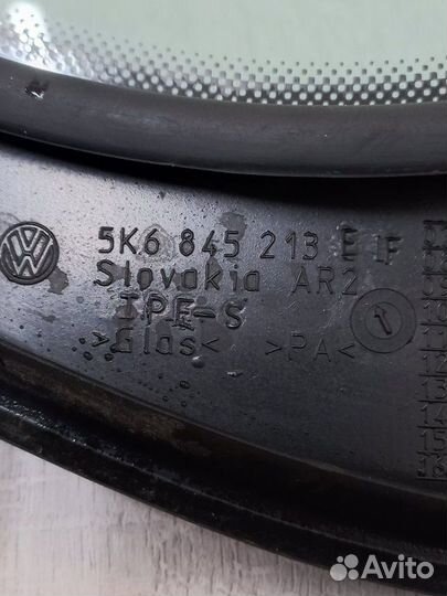 Форточка двери задняя левая Volkswagen Golf 6 1.6