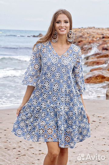 Кружевное платье летнее