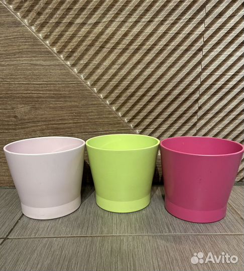 Цветочные горшки IKEA (Икея) керамические
