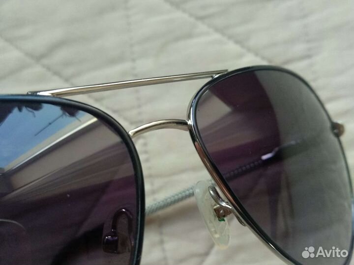 Солнцезащитные очки женские авиаторы с цепочкой
