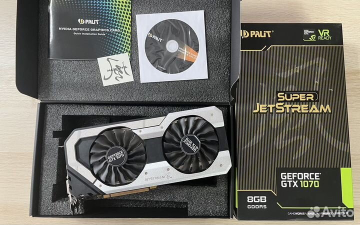 Видеокарта Palit GeForce GTX 1070 Super jetstream