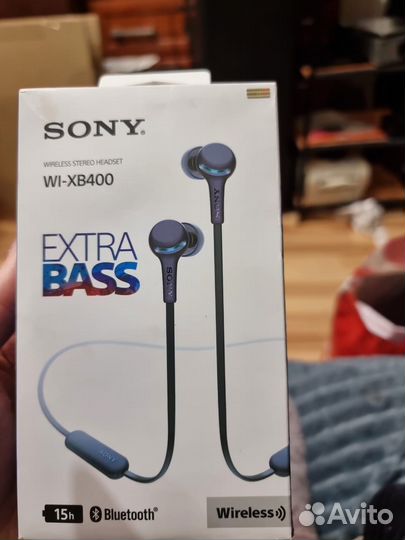 Беспроводные наушникиSony WI-XB400 Extra