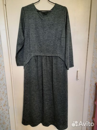 Тёплое платье 56раз