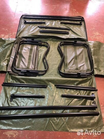 Кровать полевая двухъяросная