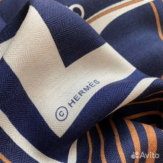 Шаль Hermes кашемир + шелк