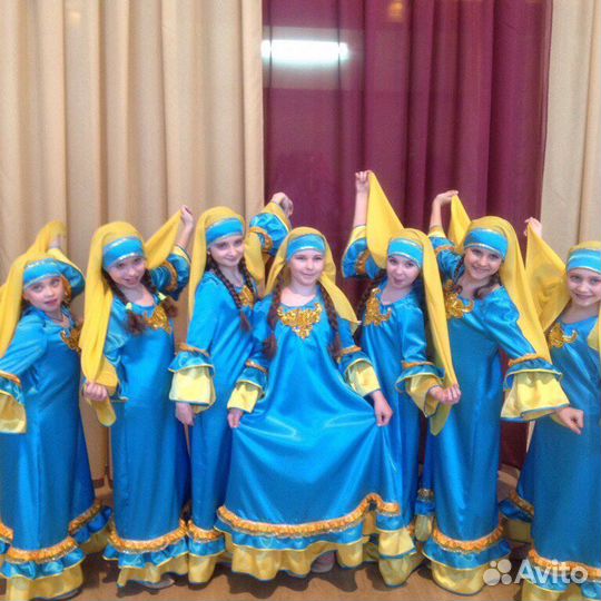 Сценический национальный костюм. Возраст 8-11 лет