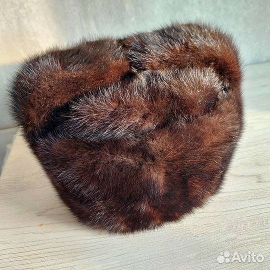 Шапка кепка формовка мех норка новая