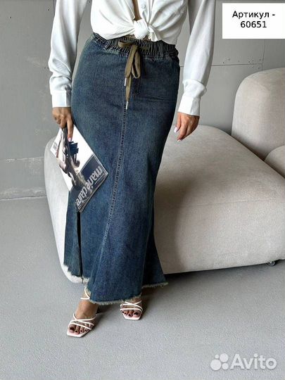 Юбка джинсовая