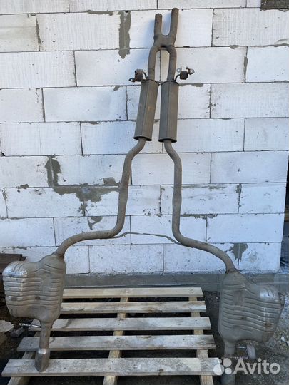 Глушитель Audi A6 C6 3.0