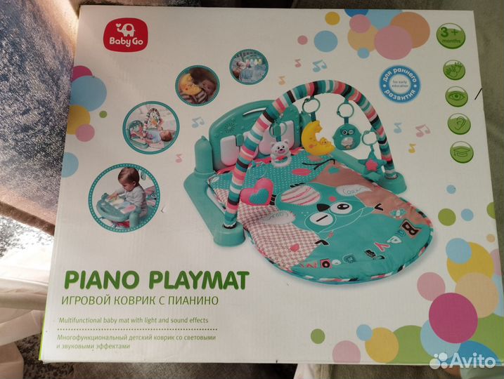 Игровой коврик с пианино