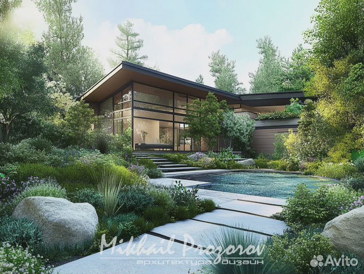 Ландшафтный дизайнер. Визуализация и чертежи