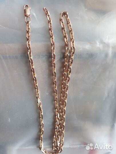 Золотая цепь якорная 585 41,81 гр