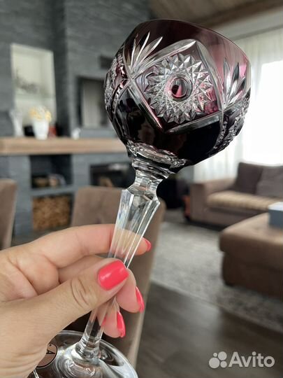 Arnstadt фужеры бокалы Kristall хрустальные