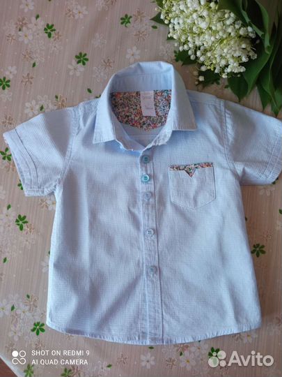Рубашка на мальчика 92 размер