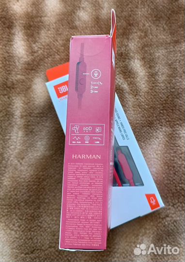 Проводные наушники JBL T110 RED