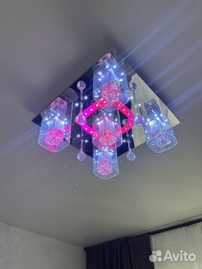 Люстра потолочная бу с пультом