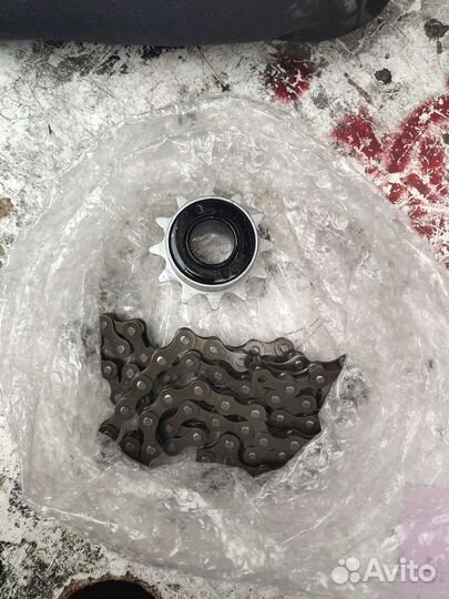 Звёздочка (трещотка) на Kugoo V1