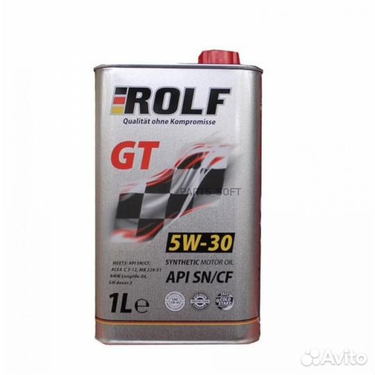 Rolf 322233 Масло моторное rolf, GT SAE 5W-30 API