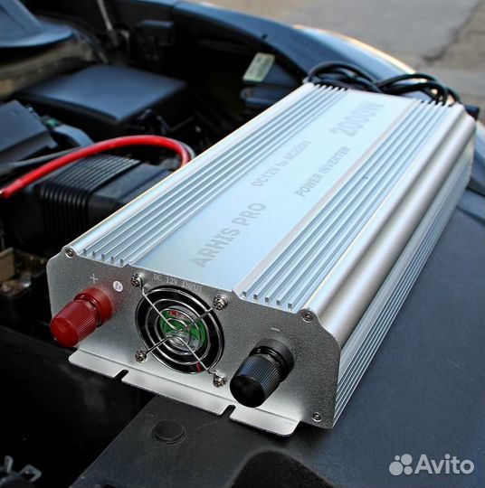Инвертор 2000 W преобразователь 12-220 arhis PRO