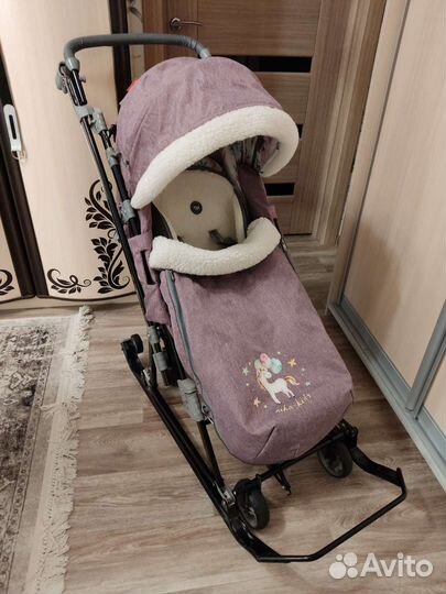 Санки-коляска Ника Детям 7-8К