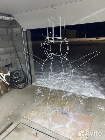 Новогодний снеговик