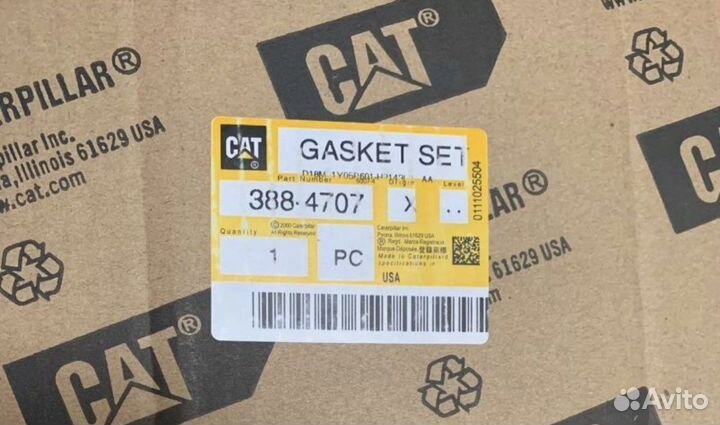 Прокладка гбц/caterpillar C7.1 / 320D