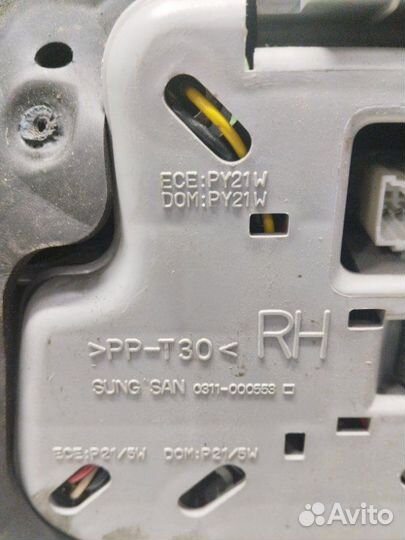 Фонарь задний правый Daewoo Nexia N100